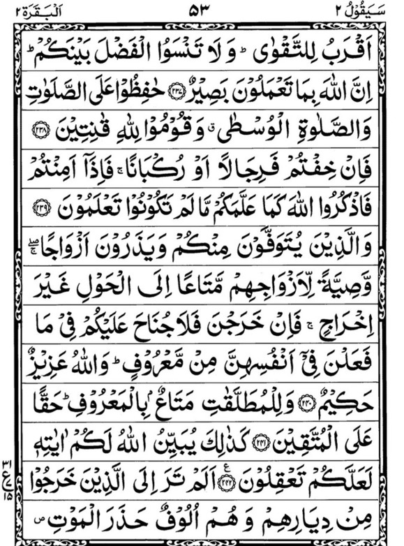 Quran Page - 53