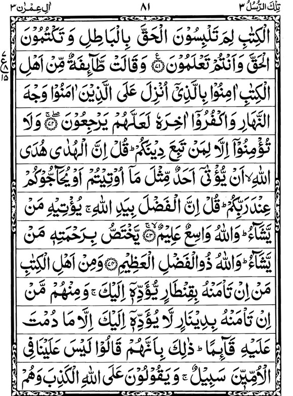 Quran Page - 81