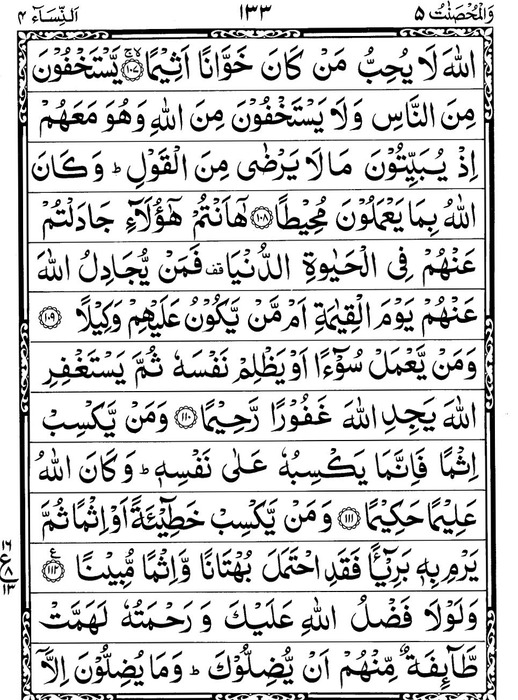 Quran Page - 133