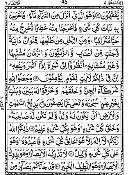 Quran Page - 195