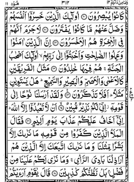 Quran Page - 312