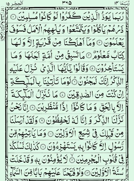 Quran Page - 365