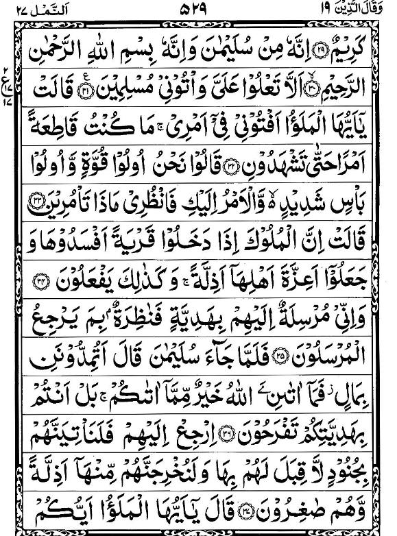 Quran Page - 529