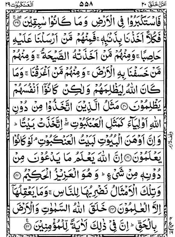 Quran Page - 558