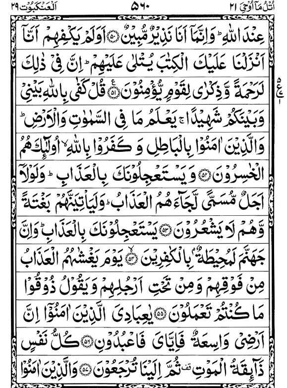 Quran Page - 560