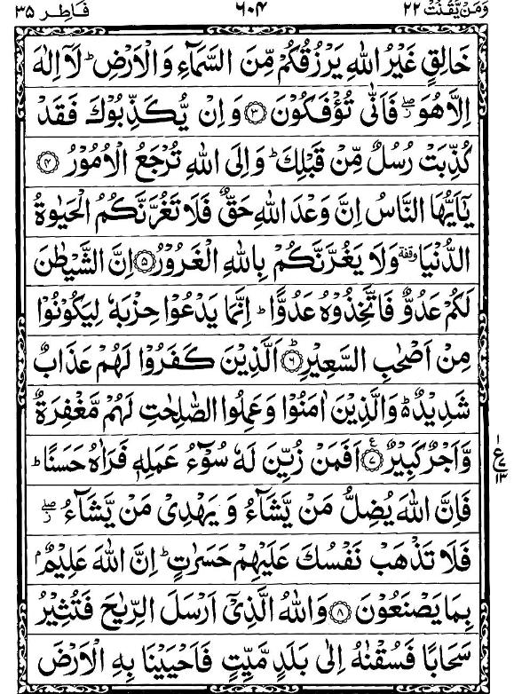 Quran Page - 604
