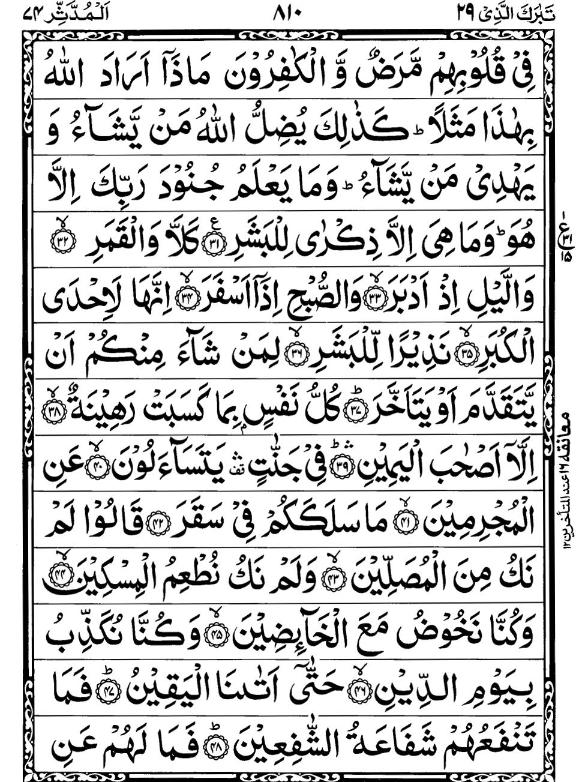 Quran Page - 810