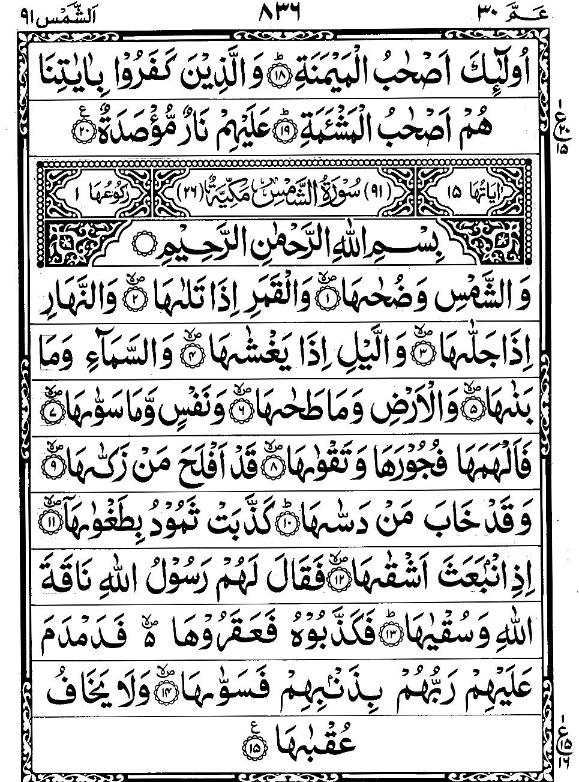 Quran Page - 836