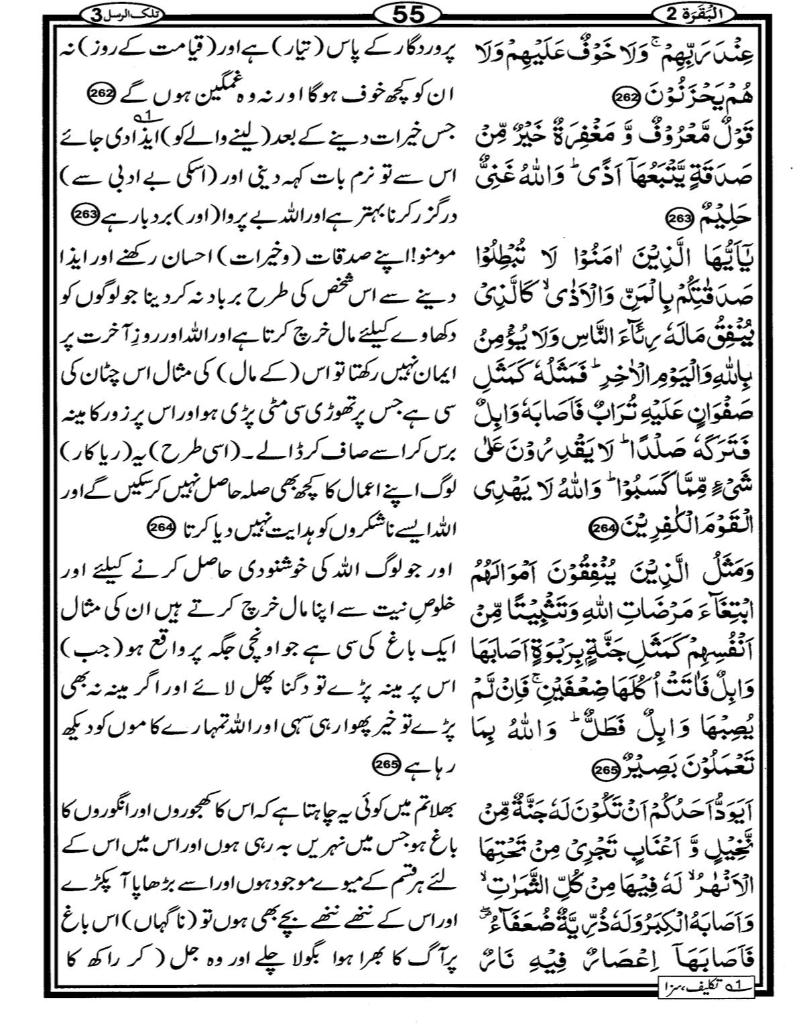 Quran Page - 55