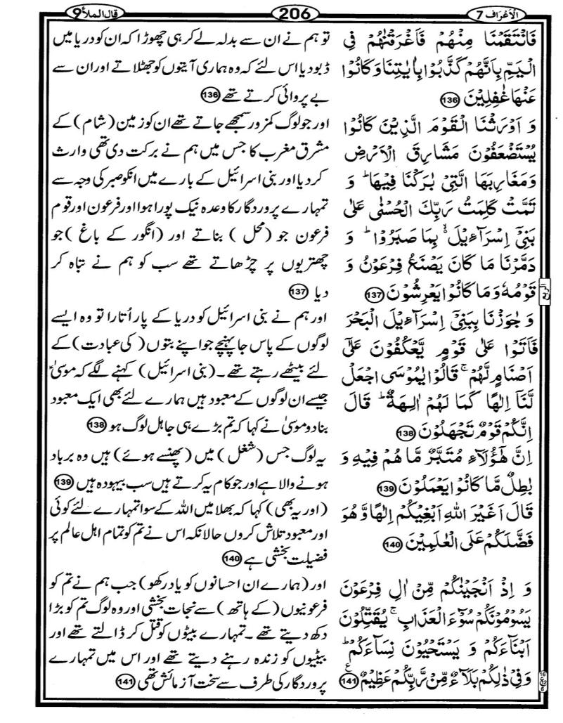 Quran Page - 206