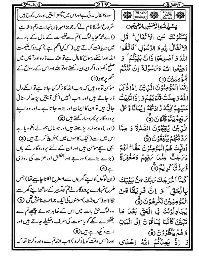Quran Page - 219