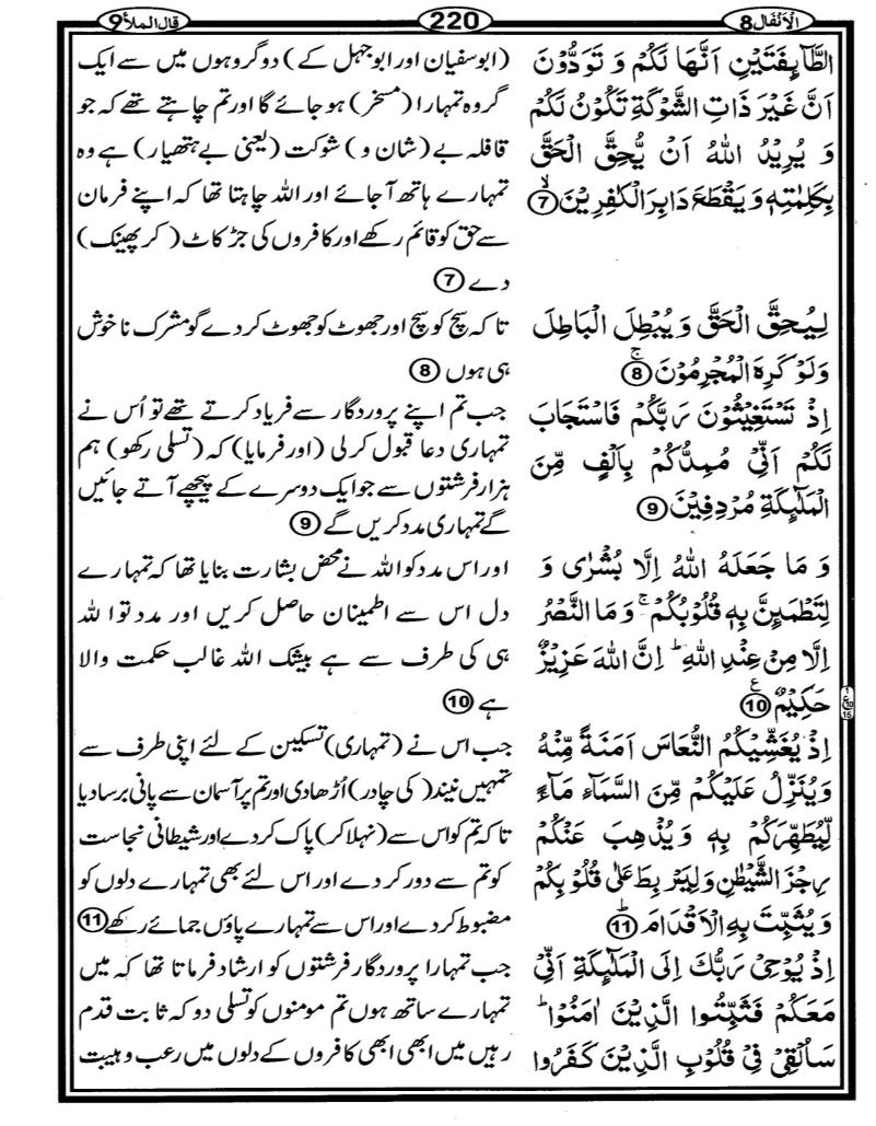 Quran Page - 220