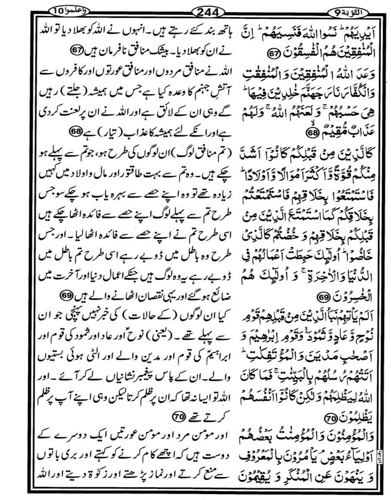 Quran Page - 244