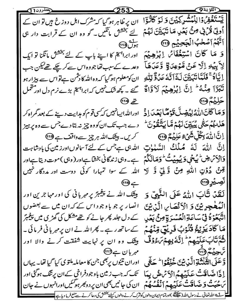 Quran Page - 253
