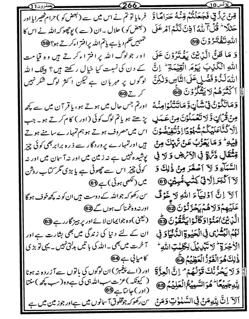 Quran Page - 266