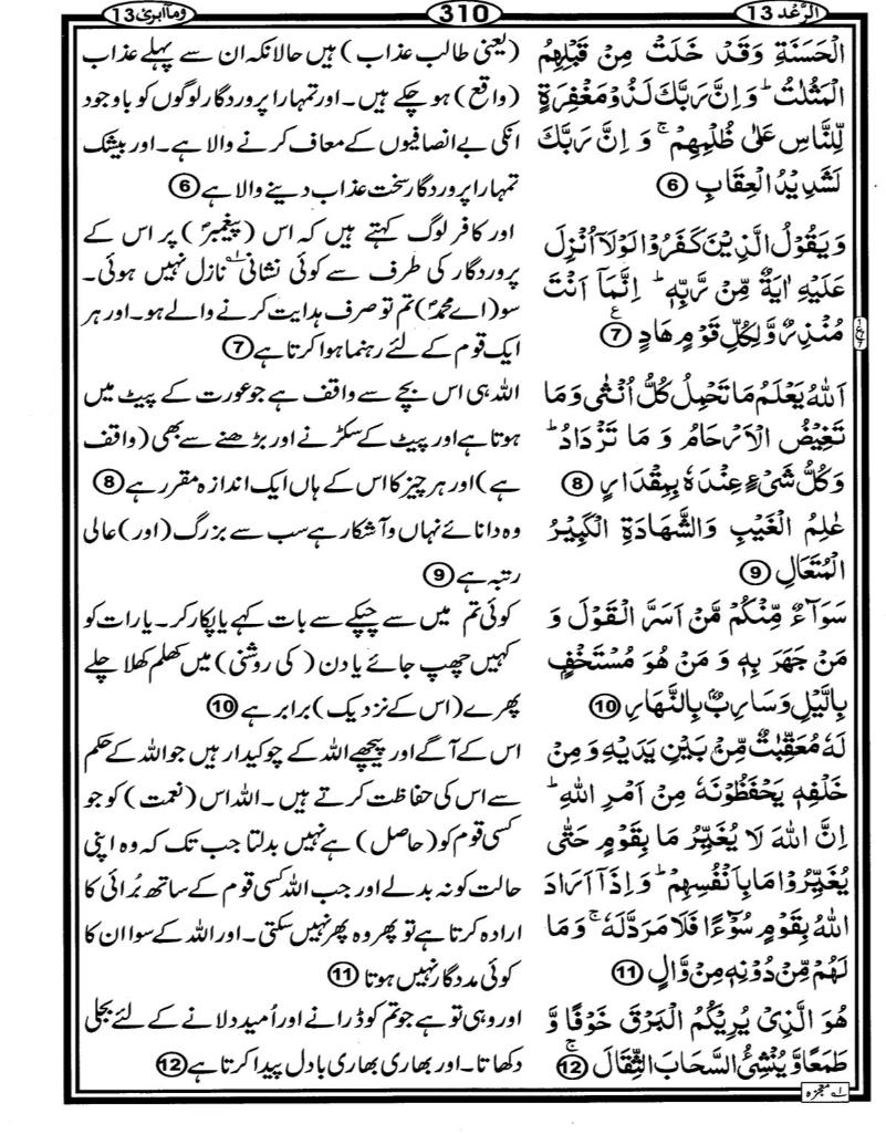 Quran Page - 310