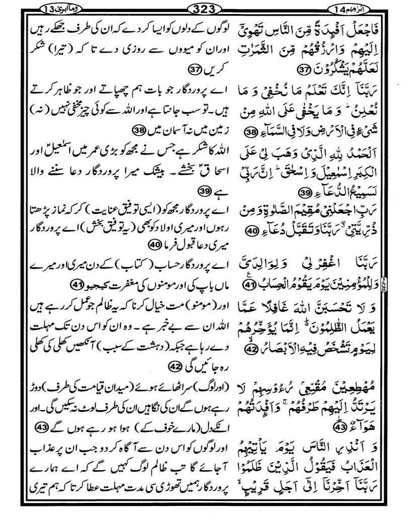Quran Page - 323