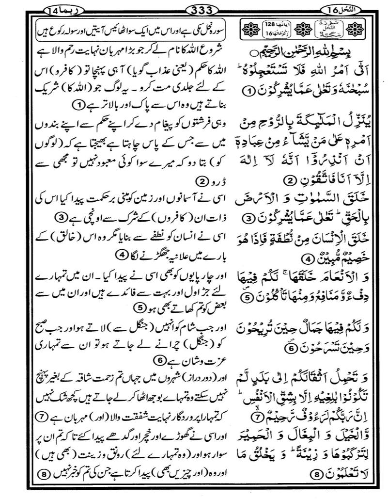 Quran Page - 333