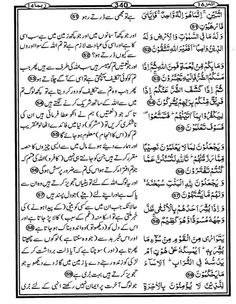Quran Page - 340