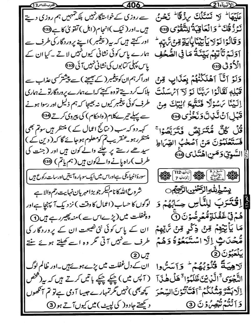 Quran Page - 406
