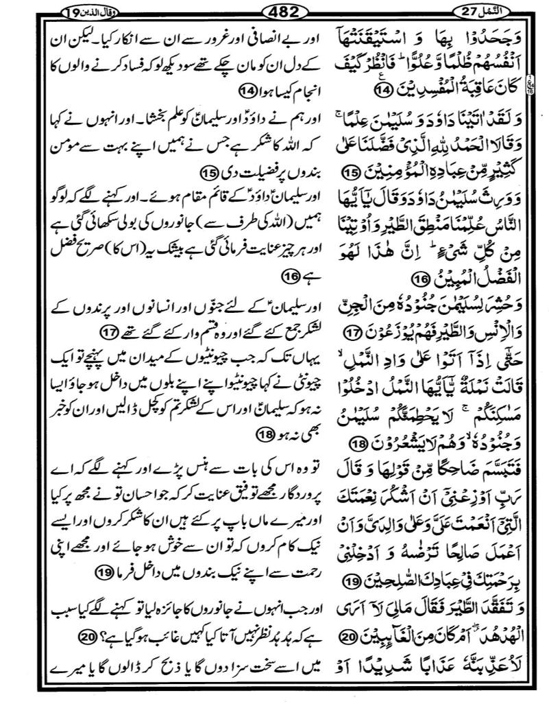 Quran Page - 482
