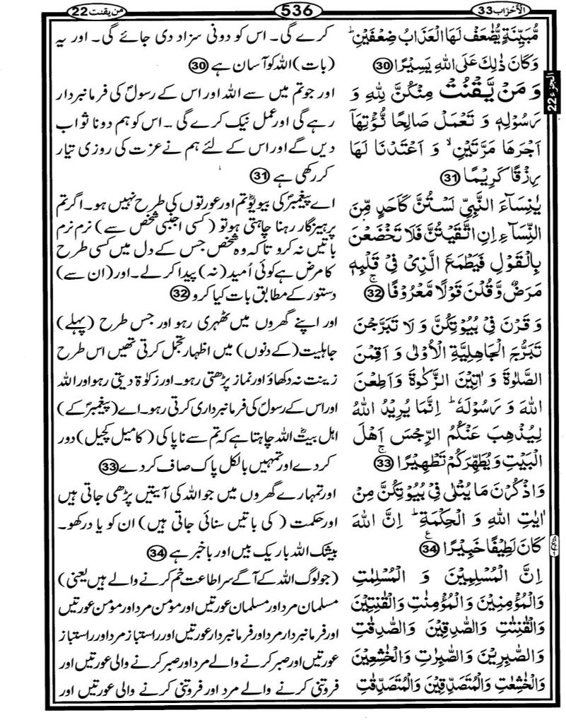 Quran Page - 536