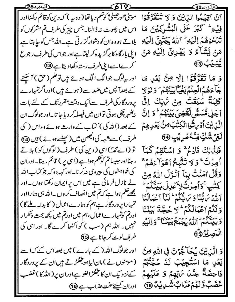 Quran Page - 619
