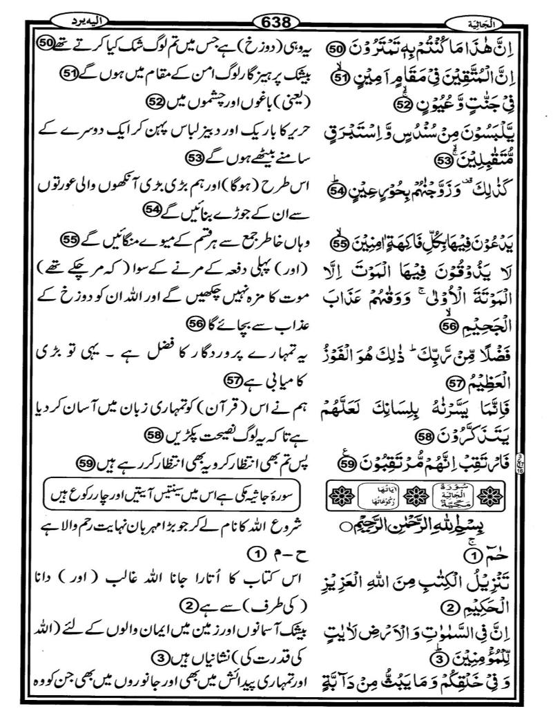 Quran Page - 638