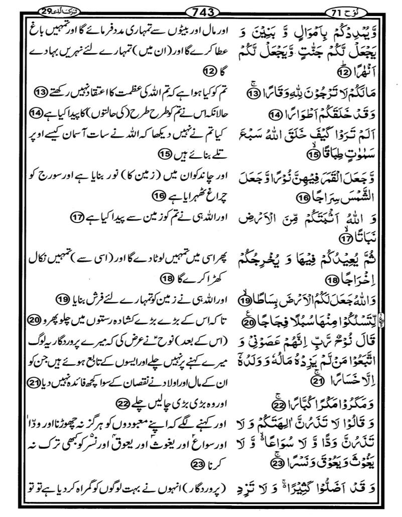 Quran Page - 743