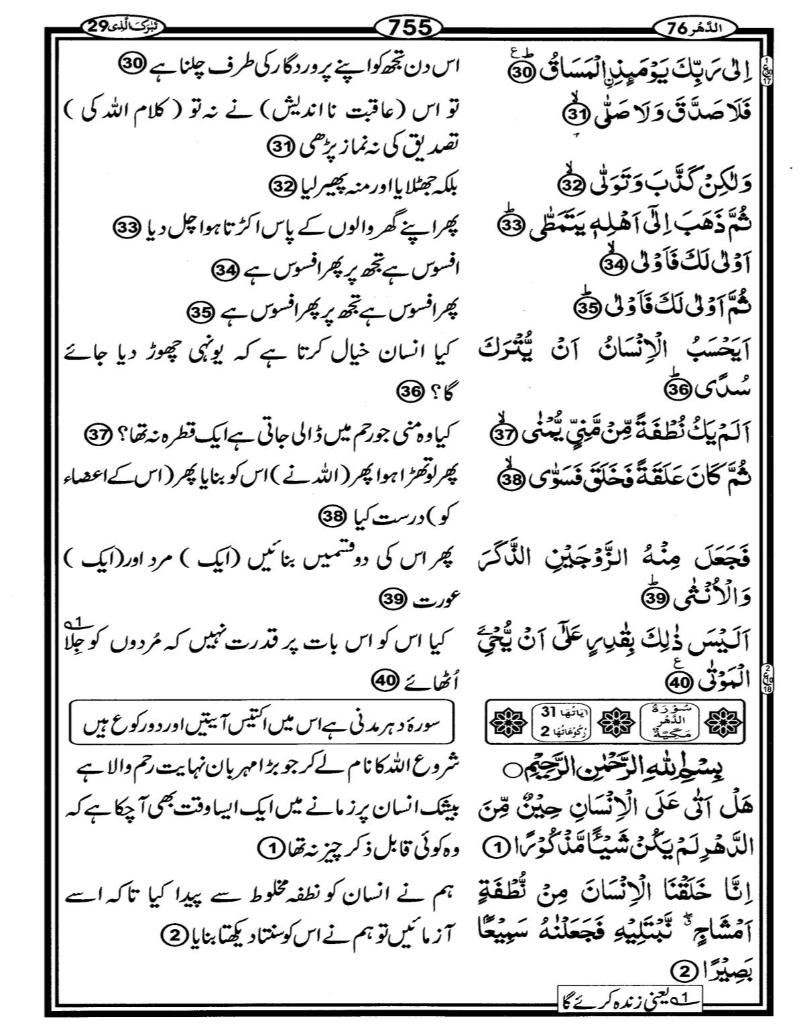 Quran Page - 755